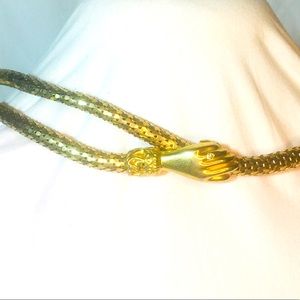 RARE VINTAGE GOLD MESH BELT